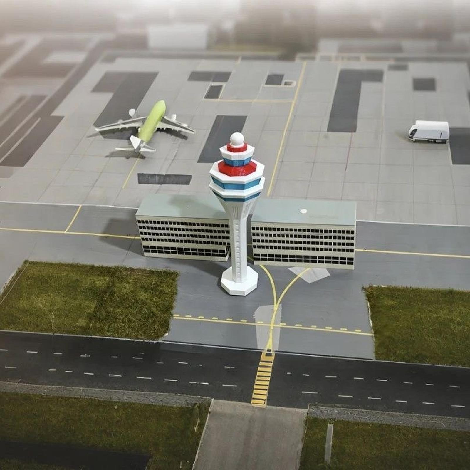 1:400 Airport Control Tower Mo - Home Office Building 评论和价格