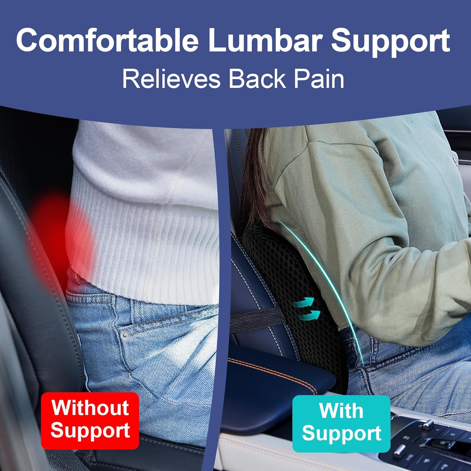 Ergonomic Lumbar Support Pillo - Home Office Cozy 评论和价格