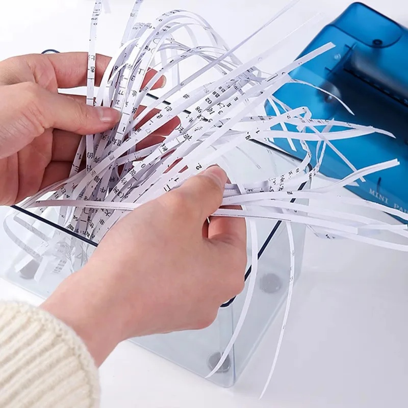 Durable Mini Hand-Cranked Manu - Paper Shredder Micro 评论和价格