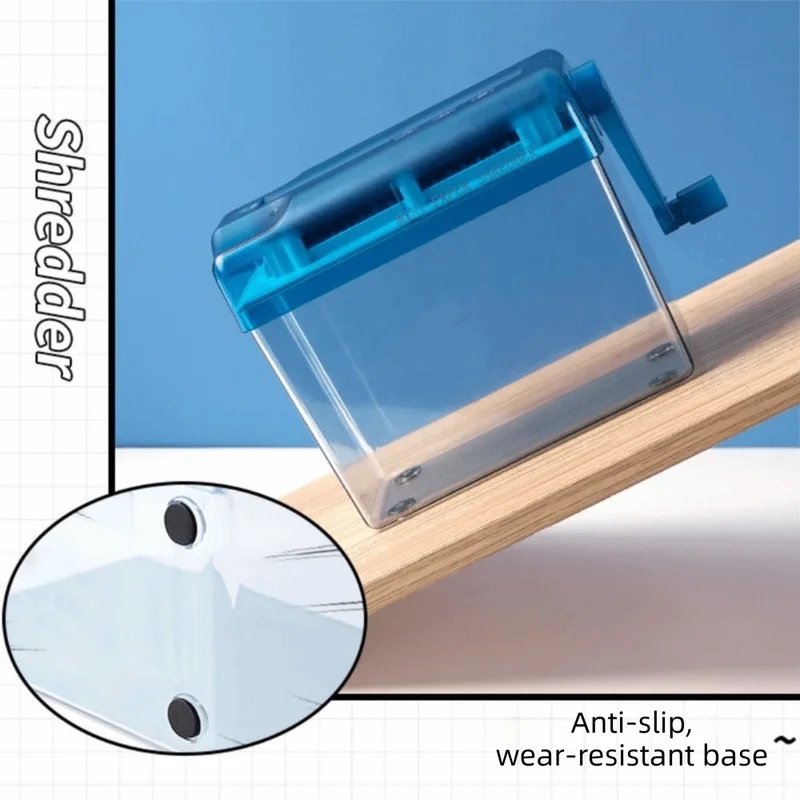 Durable Mini Hand-Cranked Manu - Paper Shredder Micro 评论和价格