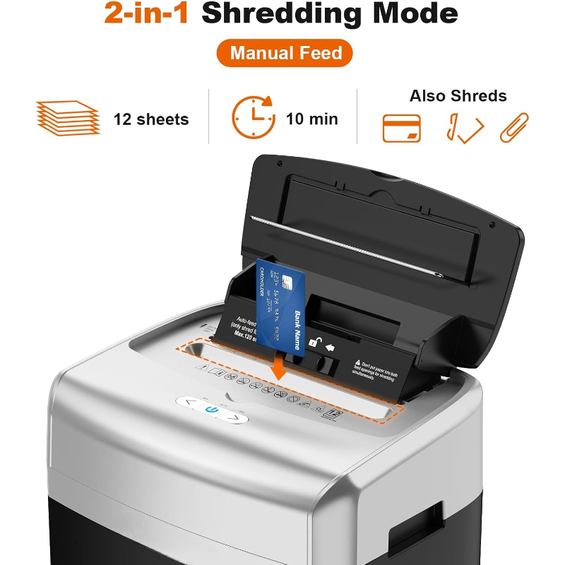 120-Sheet Autofeed Micro-Cut 3 - Paper Shredder Micro 评论和价格