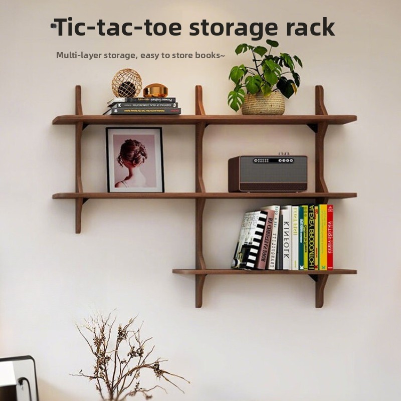 Solid Wood Wall Mounted Shelf  - Bookcase Wood Shelf 评论和价格