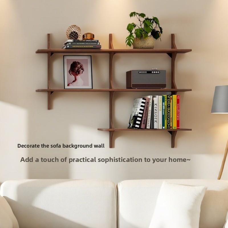 Solid Wood Wall Mounted Shelf  - Bookcase Wood Shelf 评论和价格