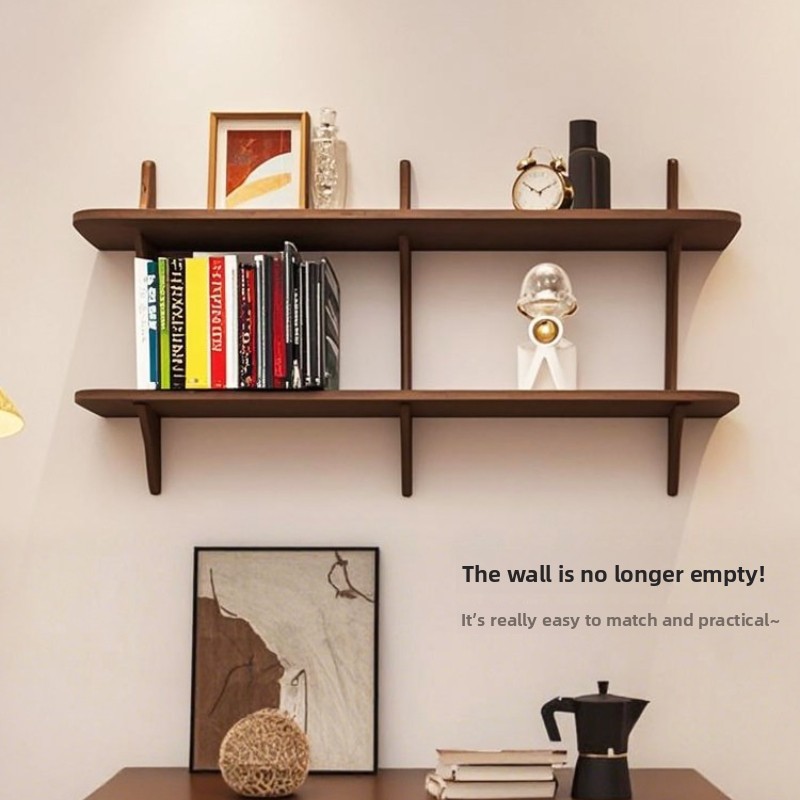 Solid Wood Wall Mounted Shelf  - Bookcase Wood Shelf 评论和价格