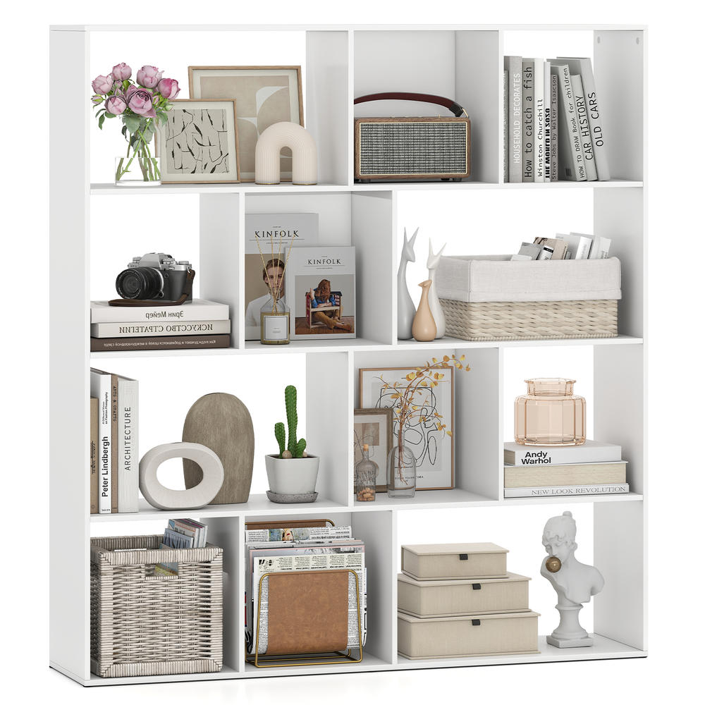 Open Shelf Bookcase Tier Moder - Bookcase Wood Shelf 评论和价格