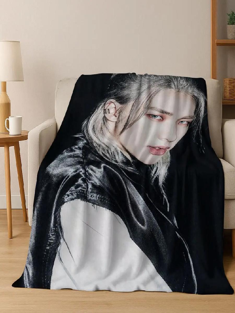 D Hyunjin Solo KPOP Flannel Th - Home Office Cozy 评论和价格