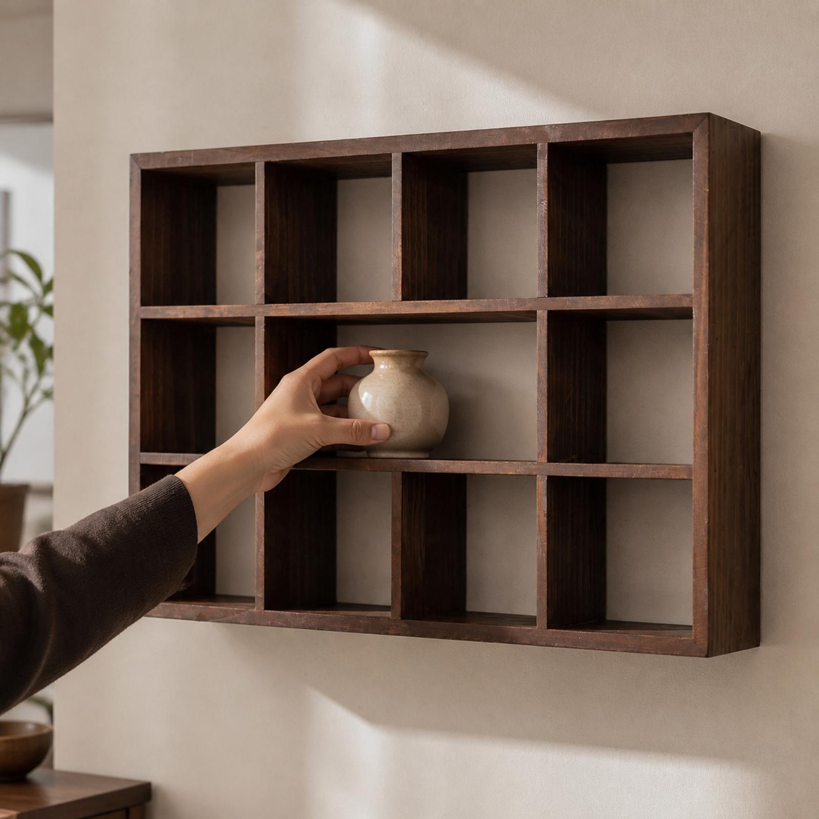 Modern Wooden Wall Shelf Bookc - Bookcase Wood Shelf 评论和价格