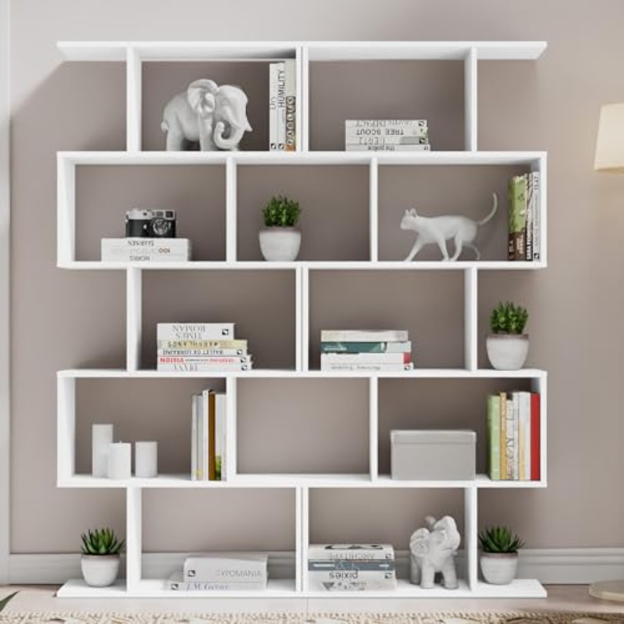 Living room office bookshelf s - Bookcase Wood Shelf 评论和价格