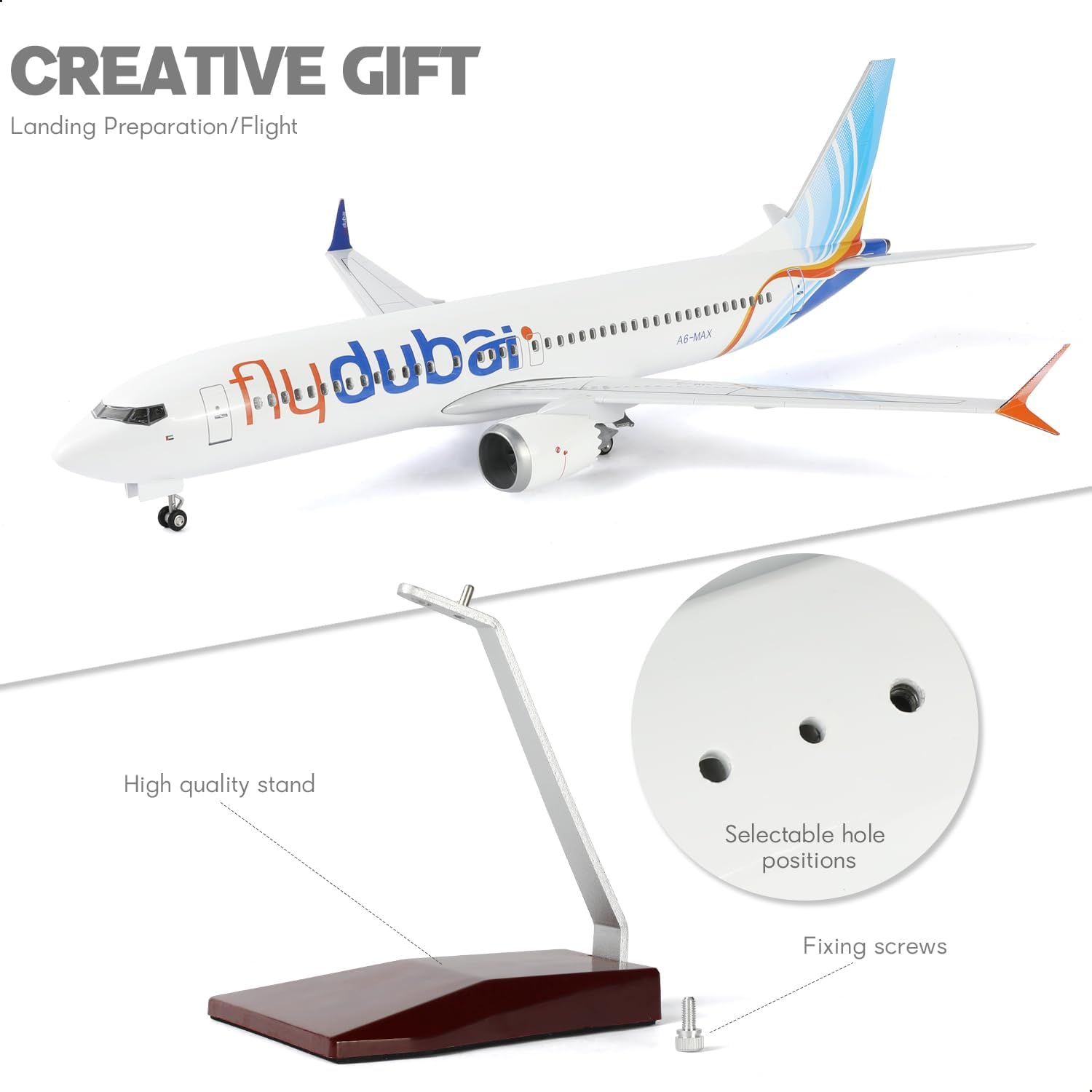 1/85 Scale Dubai B737 Resin Di - Home Office Dubai 评论和价格
