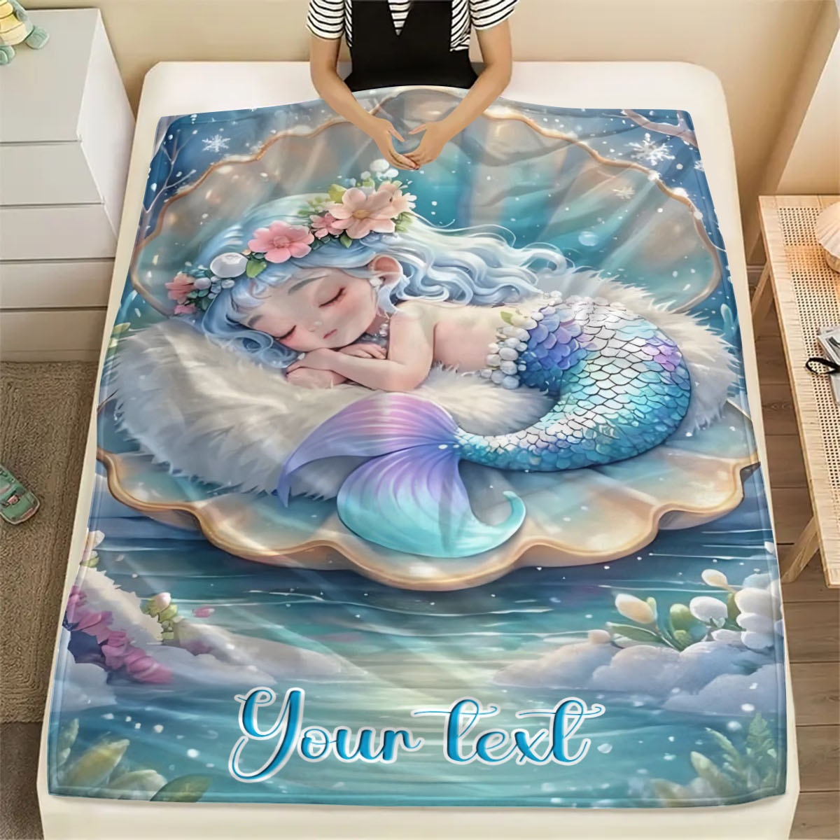 Personalized Name Mermaid   Bl - Home Office Cozy 评论和价格