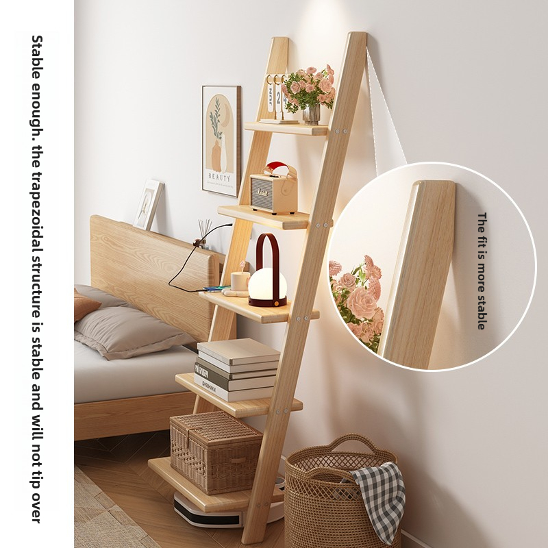 ‌Solid Wood Wall Shelf, Creati - Bookcase Wood Shelf 评论和价格