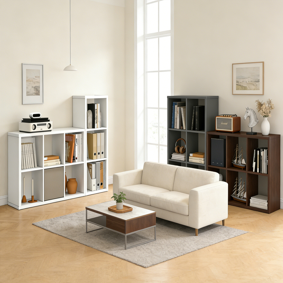 2026 Wooden Thick Frame 2/3 Cu - Bookcase Wood Shelf 评论和价格
