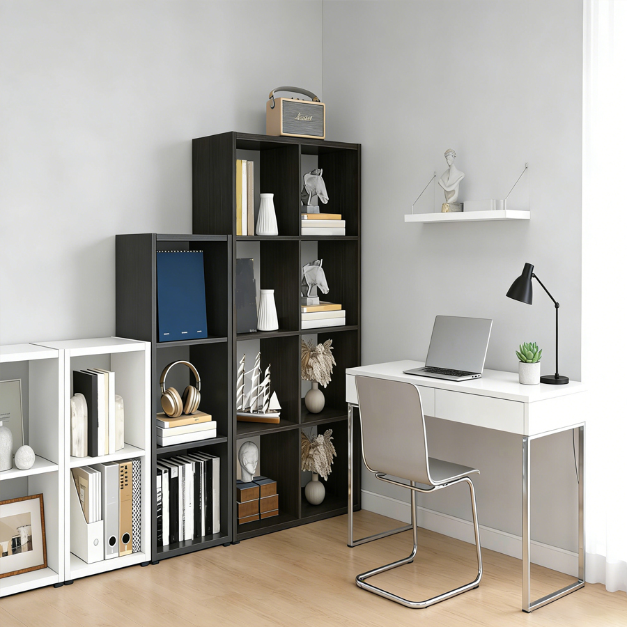2026 Wooden Thick Frame 2/3 Cu - Bookcase Wood Shelf 评论和价格