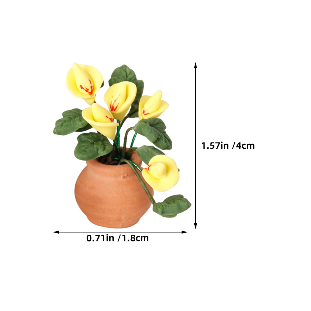 2Pcs Mini Artificial Potted Pl - Plant Desk Mini 评论和价格