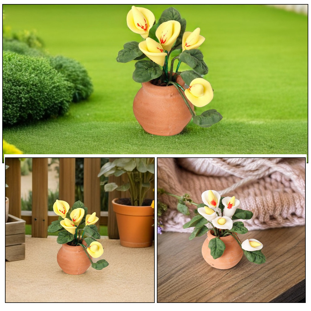 2Pcs Mini Artificial Potted Pl - Plant Desk Mini 评论和价格