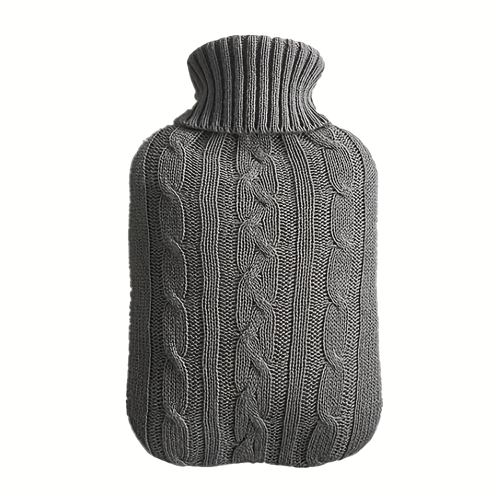 Gray Hot Water Bottle Cover -  - Home Office Cozy 评论和价格